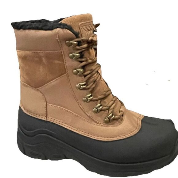In Motion Unisex Insulated Leather Water Resistant Boots   - Picture 13 of 16